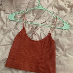 Out From Under Shimmer Crop Top